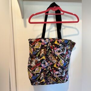 RARE!! VINTAGE NICOLE MILLER BARBIE TAKE COVER ZIPPERED TOTE BAG. NWOT